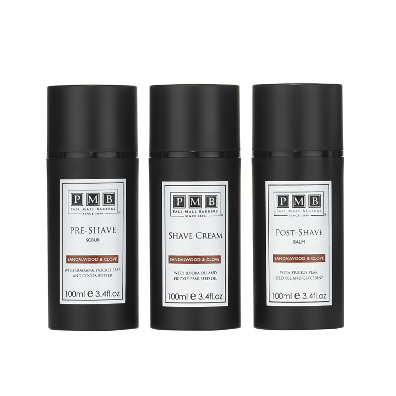 Sandalwood & Clove 3 Step Shaving System