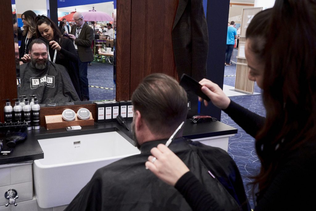 retail week live 2018 barbers pop up barbers at retail week live