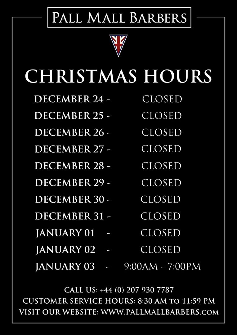 Christmas Opening Hours