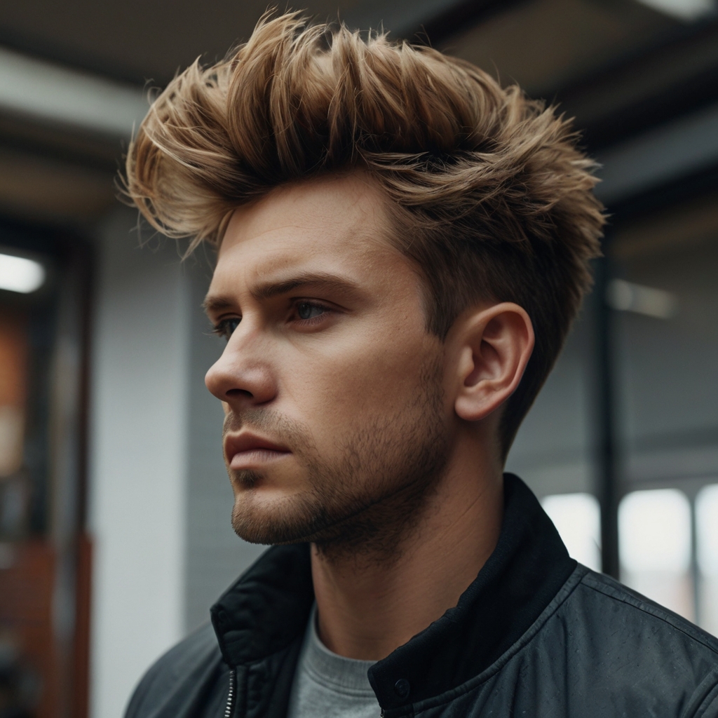 2025 Messy Quiff Haircut Mastery